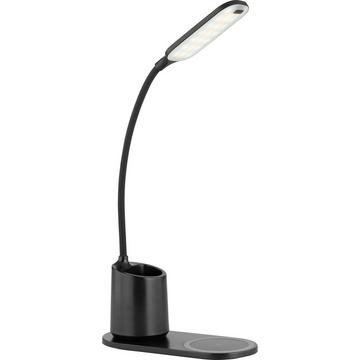 Lampe à poser Melli plastique noir LED