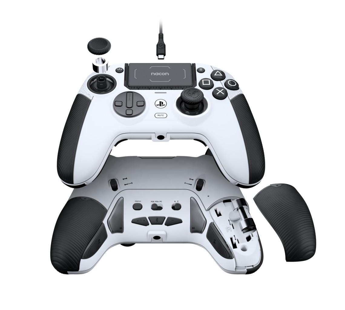 nacon  Revolution 5 Pro Noir, Blanc Bluetooth Manette de jeu PC, PlayStation 4, PlayStation 5 