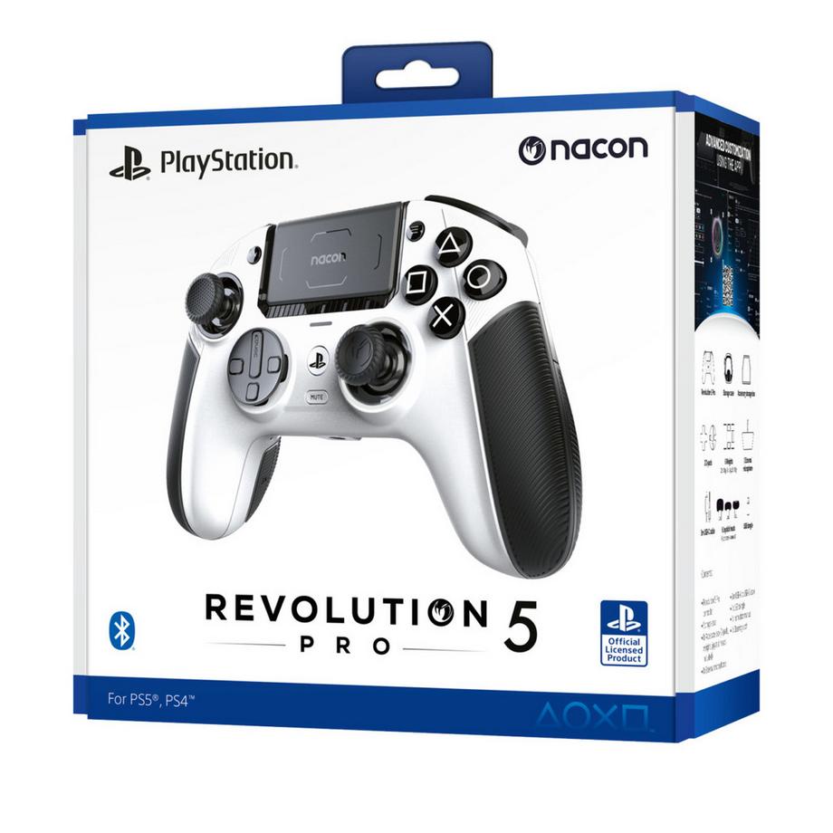 nacon  Revolution 5 Pro Nero, Bianco Bluetooth Gamepad PC, PlayStation 4, PlayStation 5 