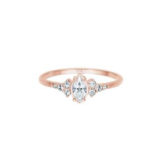 Elli  Ring Marquise Kristalle 