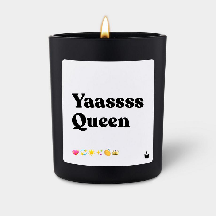 CandleHand Bougie Parfumée Woody Yaassss Queen  