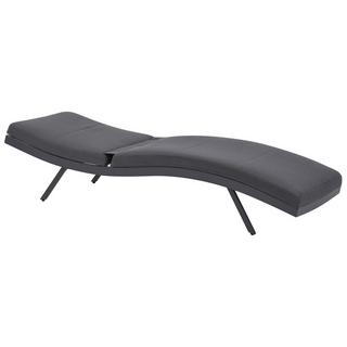 Beliani Lettino Prendisole con Cuscino en Alluminio Industriale AMELIA  