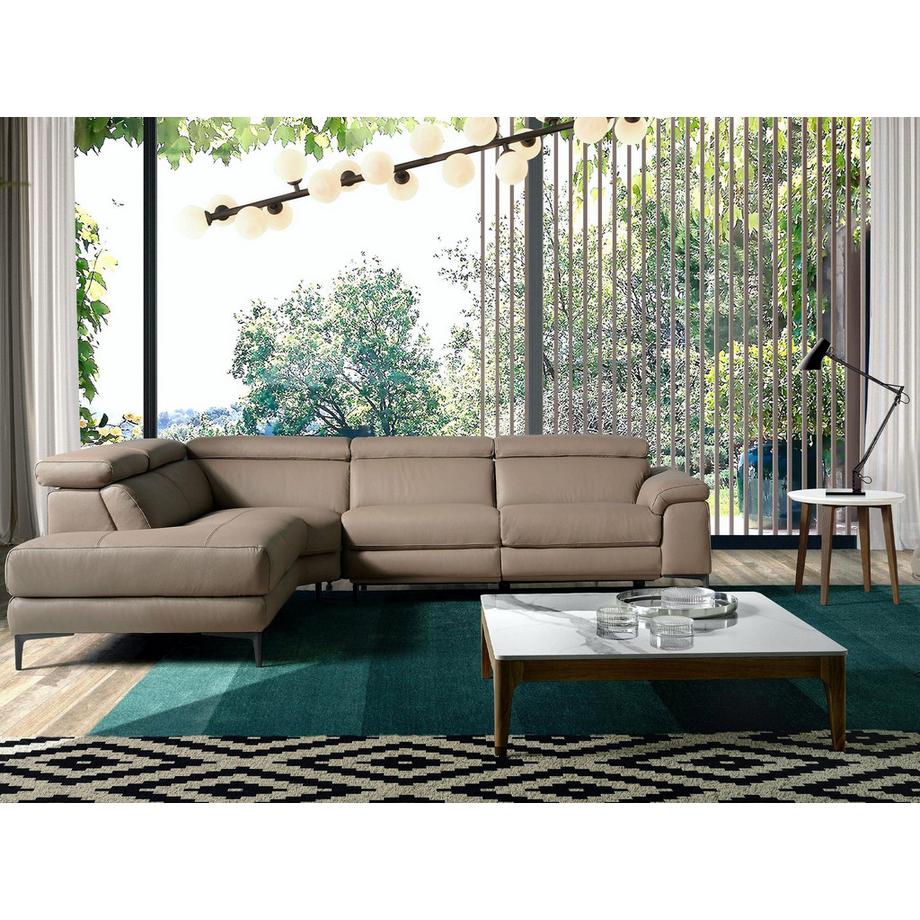 ANGEL CERDA Divano relax chaise longue sinistra in pelle di visone  