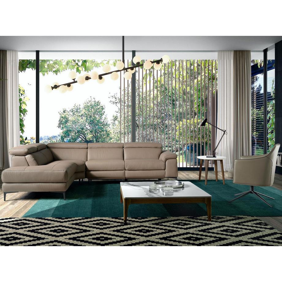 ANGEL CERDA Divano relax chaise longue sinistra in pelle di visone  