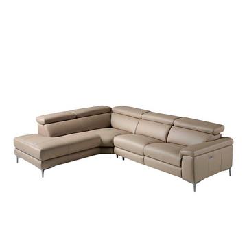 Cowhide Leder Ecksofa entspannen