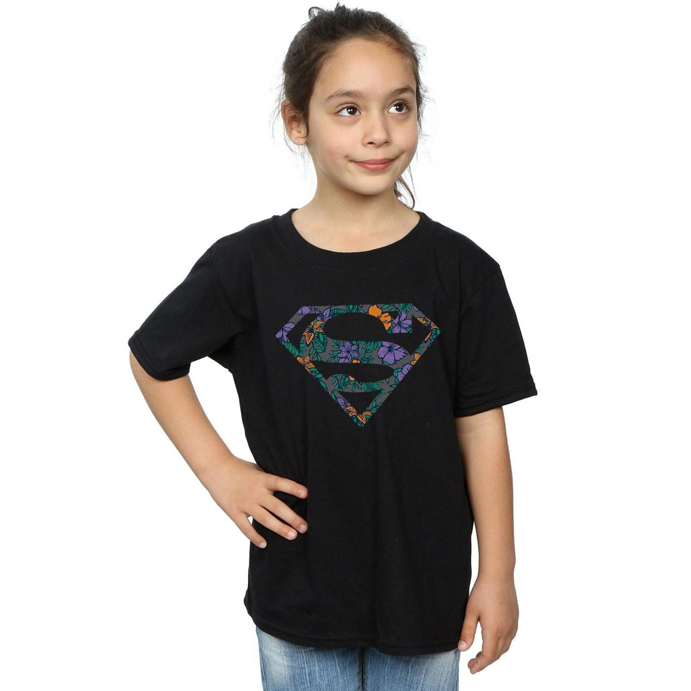 DC COMICS  Superman Floral Logo 1 TShirt 