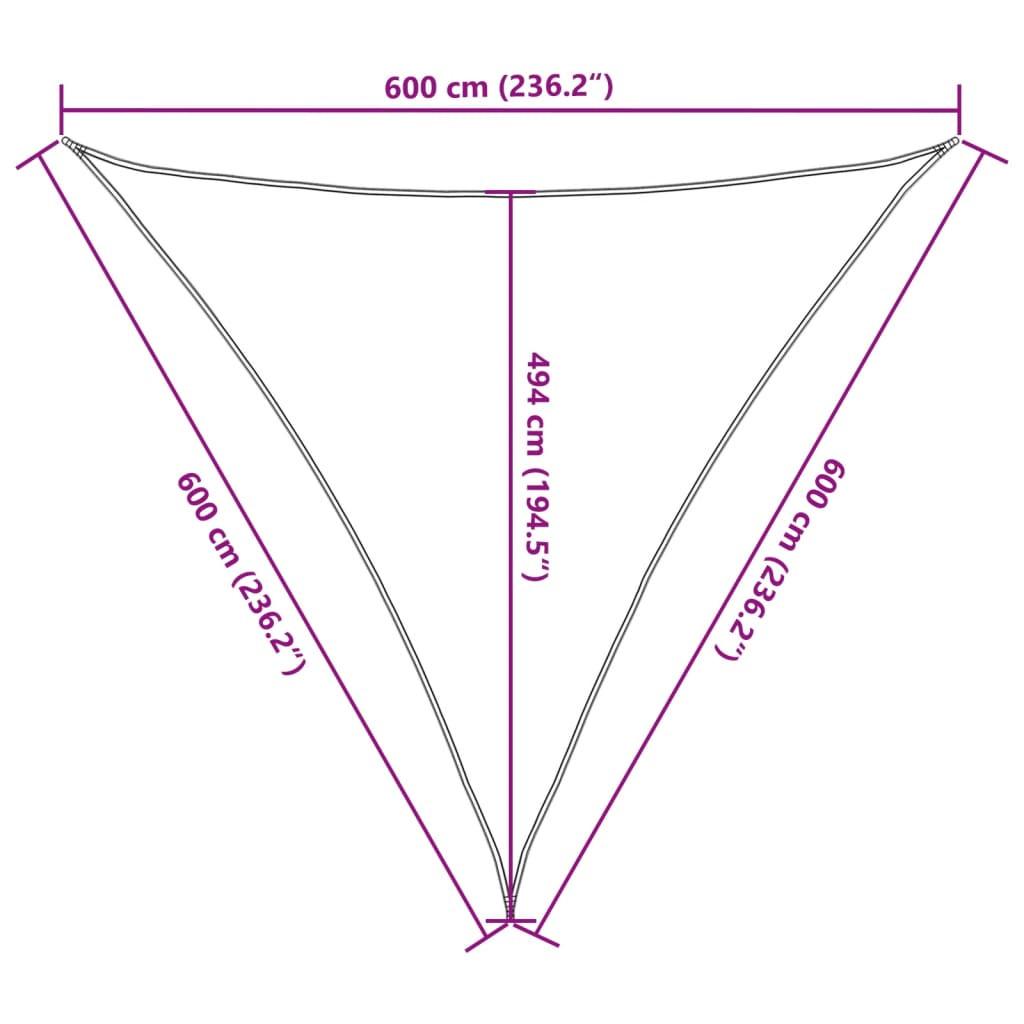 VidaXL Voile solaire  