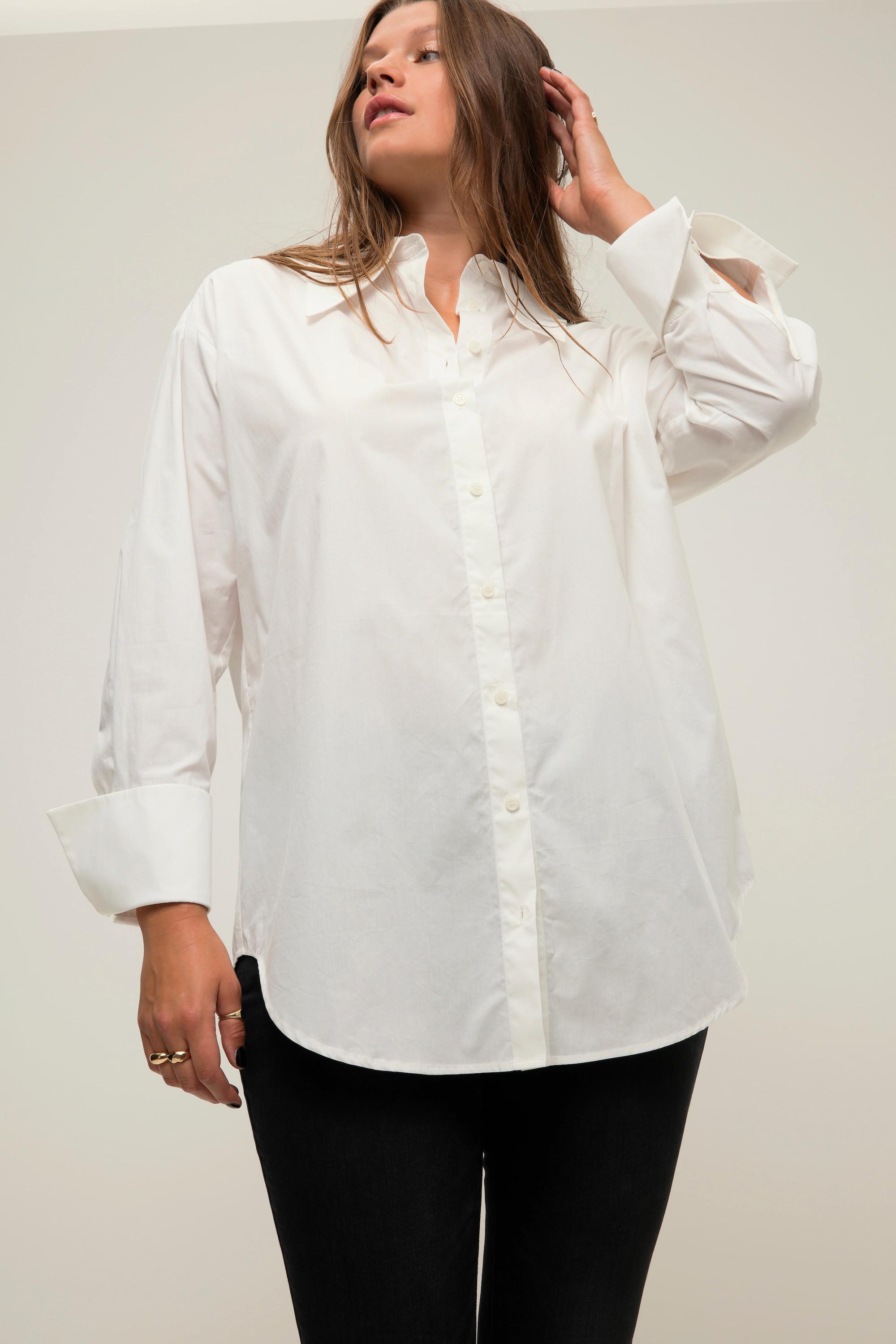 Studio Untold  Camicia dal taglio oversize con collo da camicia a punte e maniche lunghe 