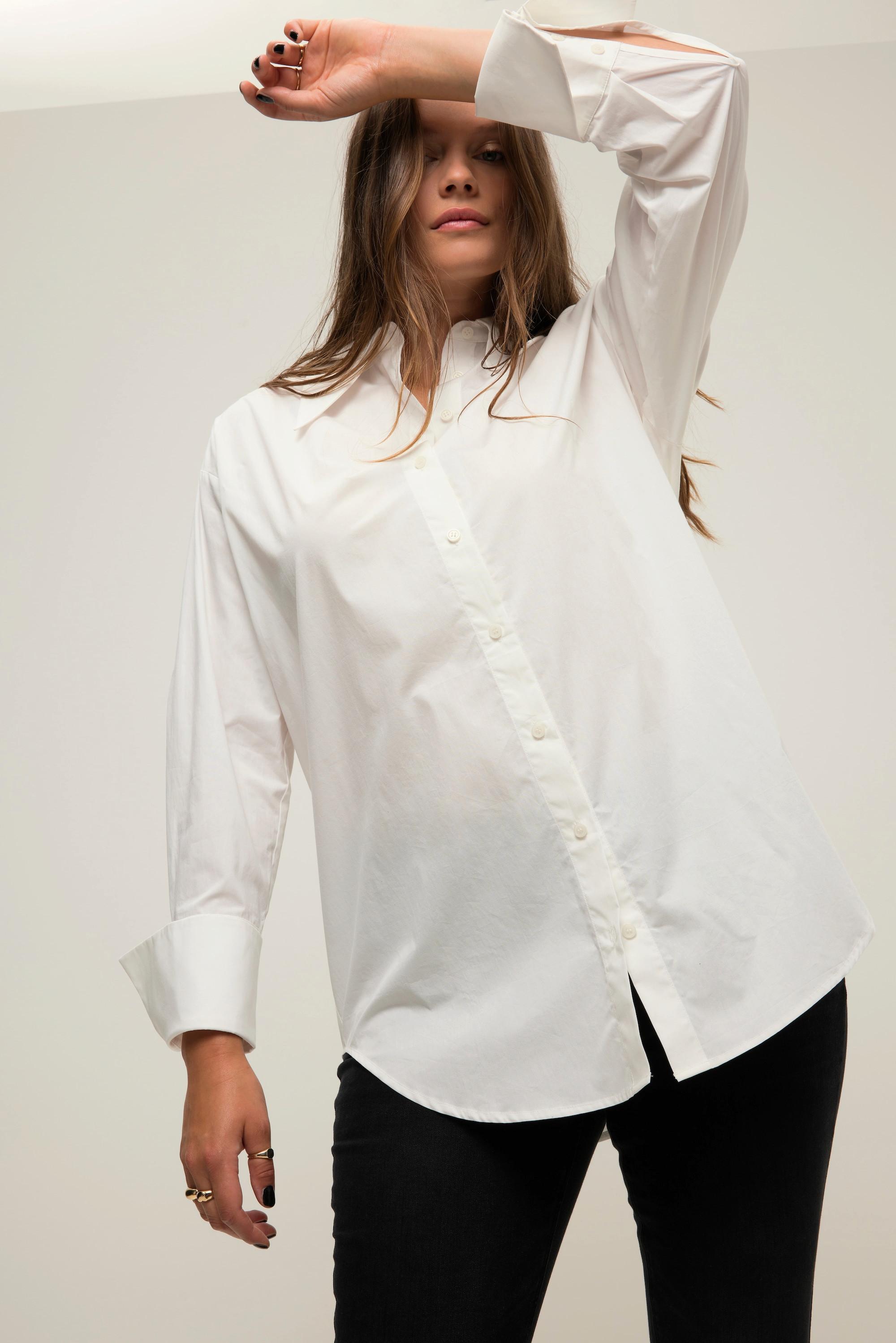 Studio Untold  Camicia dal taglio oversize con collo da camicia a punte e maniche lunghe 