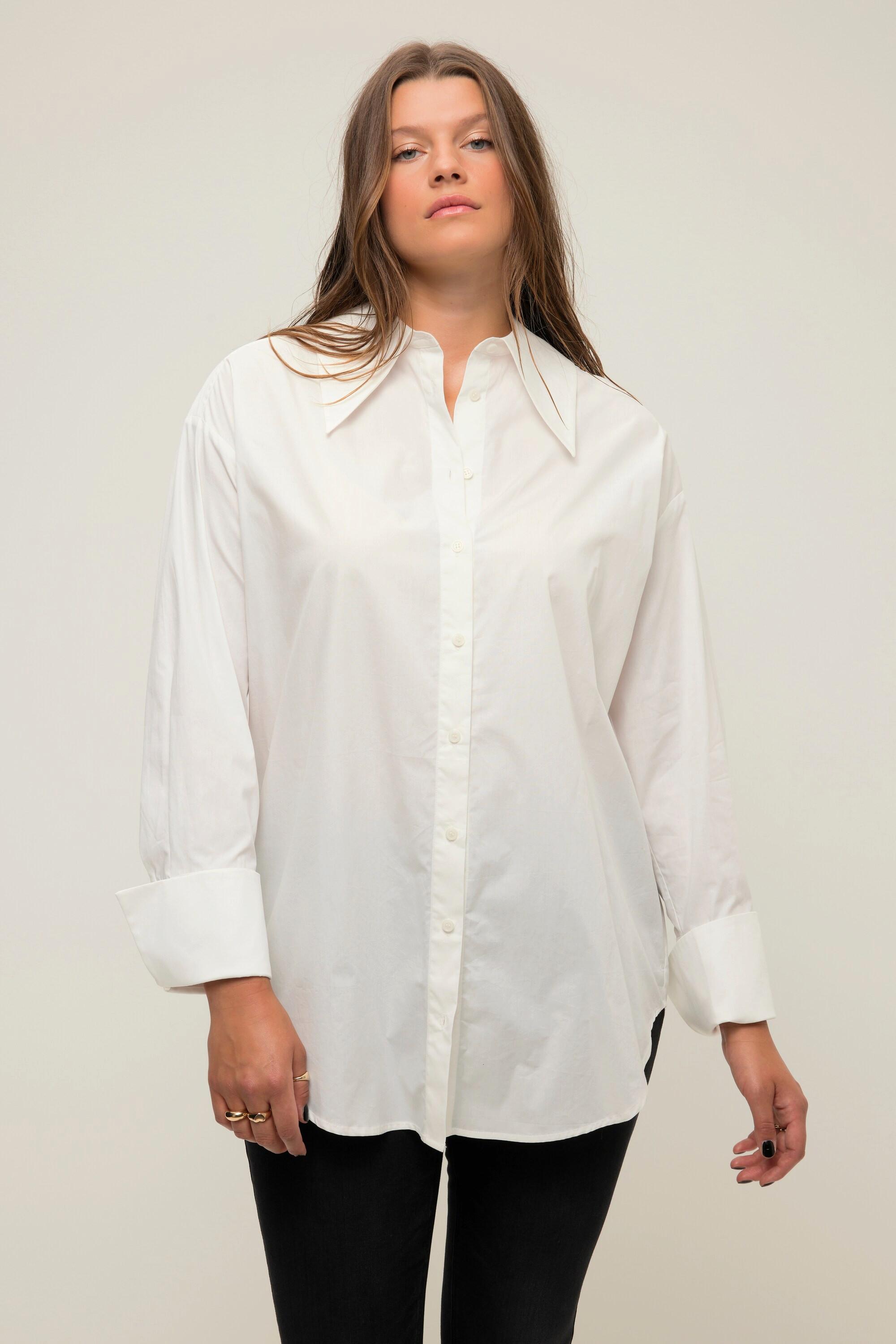 Studio Untold  Camicia dal taglio oversize con collo da camicia a punte e maniche lunghe 