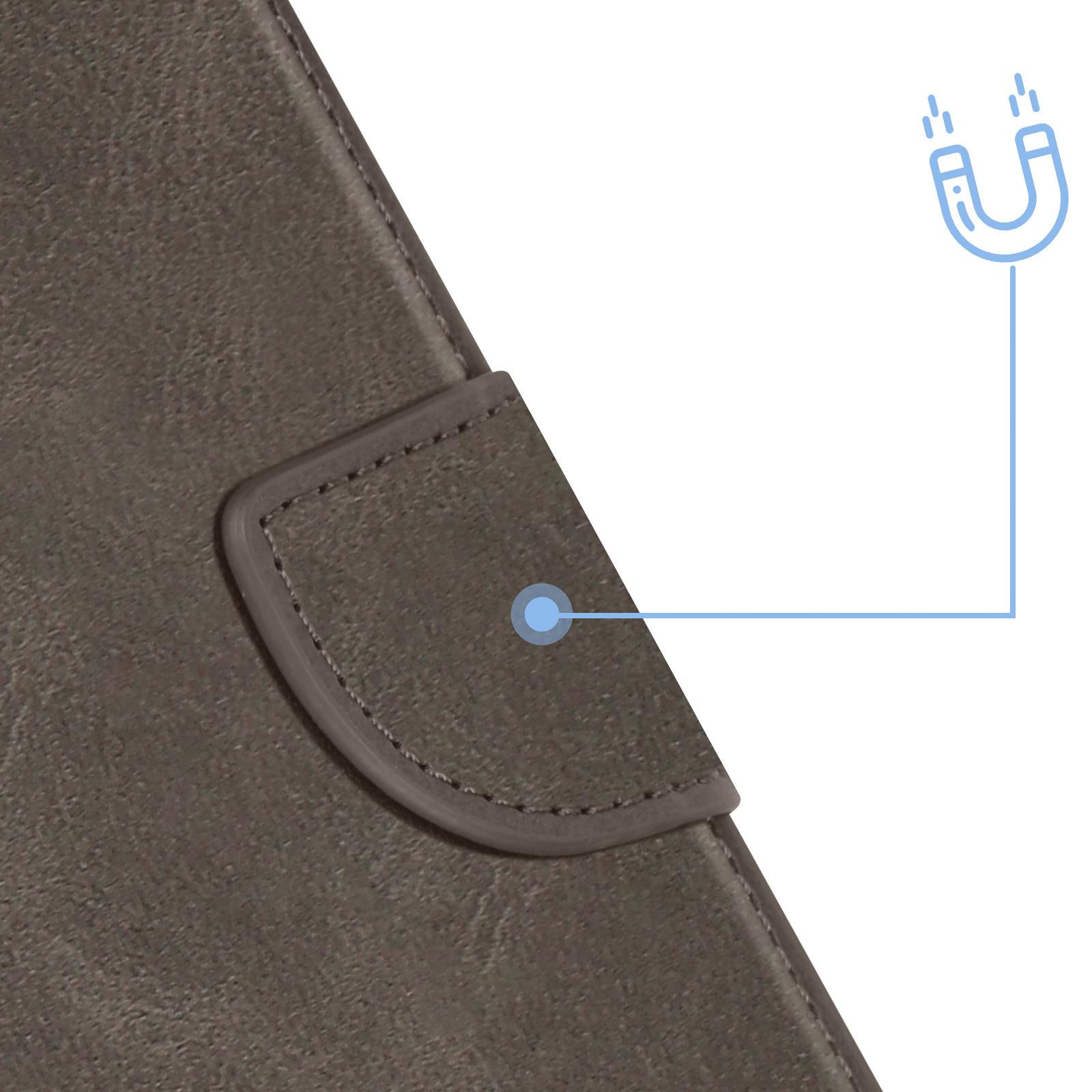 Avizar  Klapphülle Honor Magic 6 Lite 5G Grau 