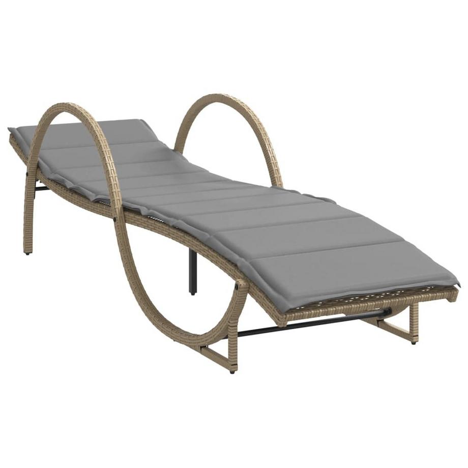 VidaXL lettino Polirattan  
