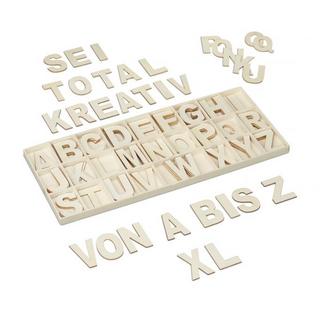 B2X  XL Buchstabenset aus Holz 104-tlg. 