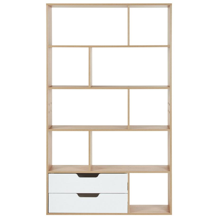 Beliani Bücherregal aus Faserplatte Skandinavisch WADENA  