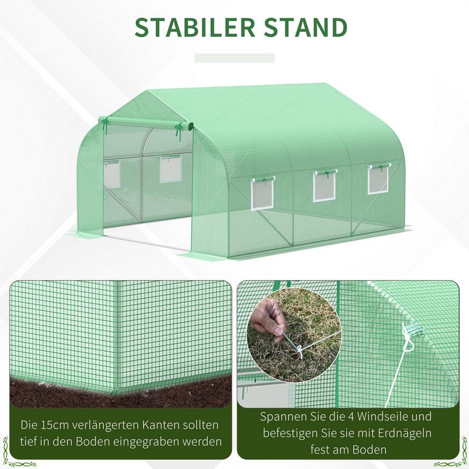 Outsunny Foliengewächshaus  