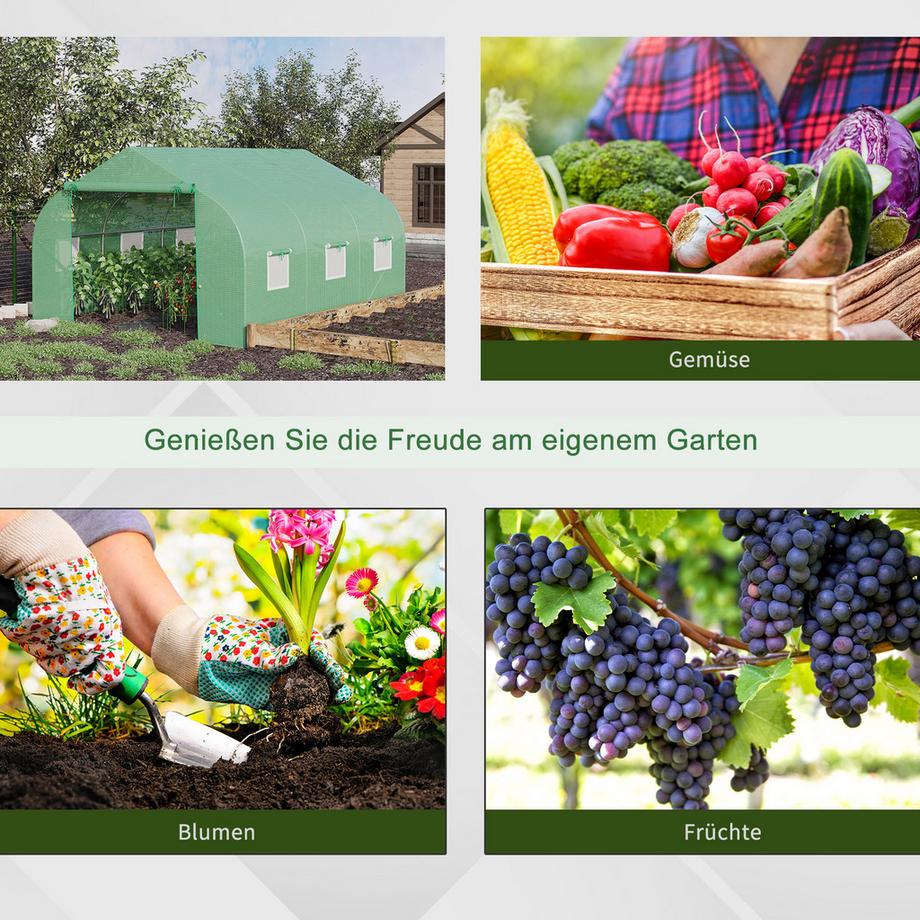 Outsunny Foliengewächshaus  