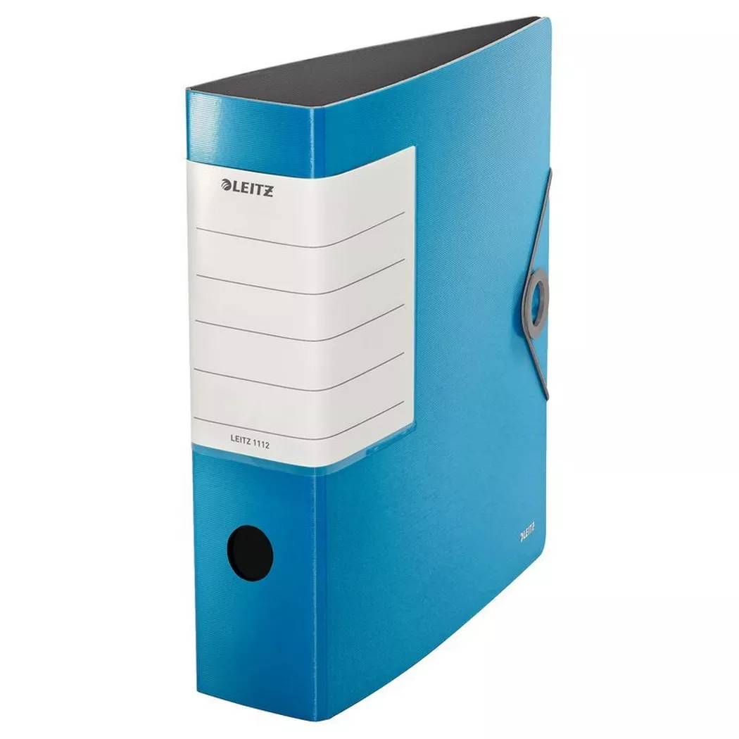 Leitz – Qualitäts-Ordner 180° 8,2cm Solid A4, 21cm, Hellblau