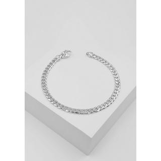 MUAU Schmuck  Bracelet Collier de tank en or blanc 750, 22cm, 6mm 