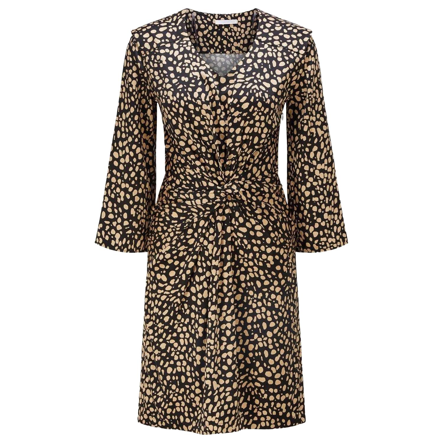 BOSS Denot Animal Print Minikleid  