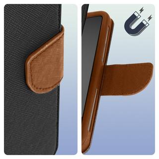 Avizar  Fancy Style Flip-Case Größe XXL – Braun 