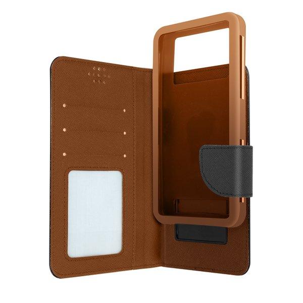 Avizar  Fancy Style Flip-Case Größe XXL – Braun 