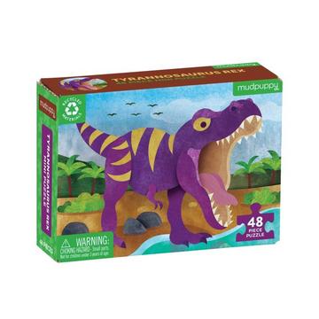 48pc Mini Puzzle, Tyrannosaurus Rex, Mudpuppy
