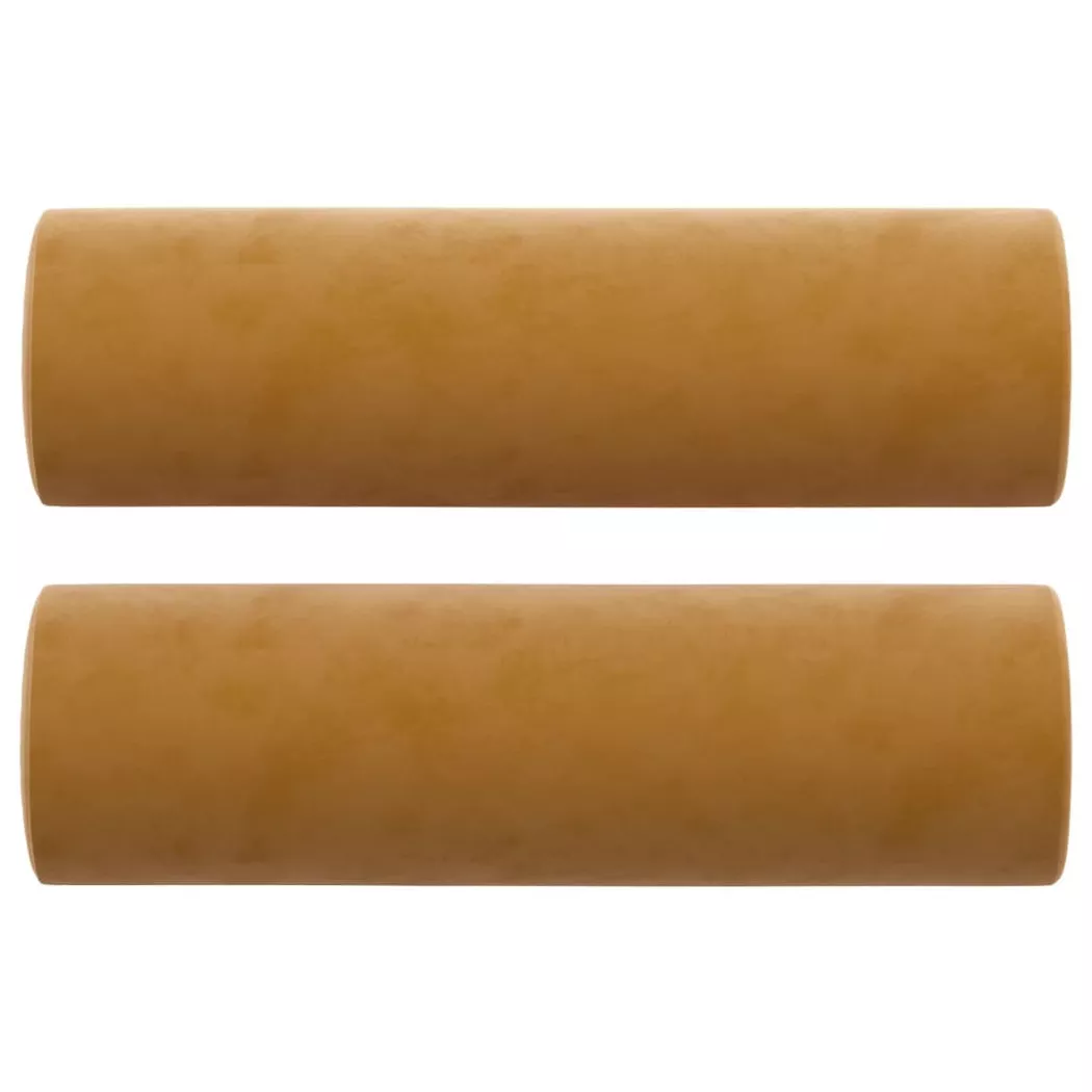 vidaXL Sierkussens 2 st 15x50 cm fluweel bruin349516