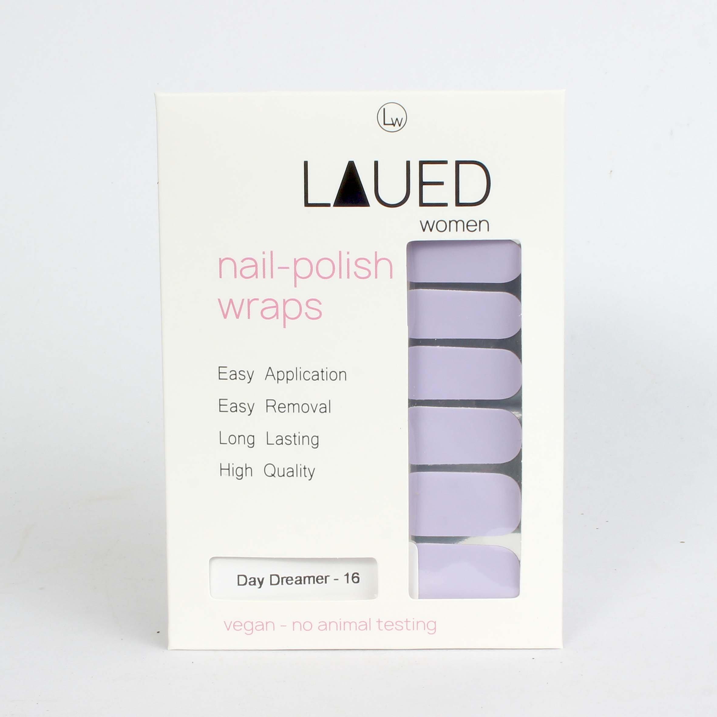 LAUED  films à ongles végétaliens solid purple Day Dreamer 