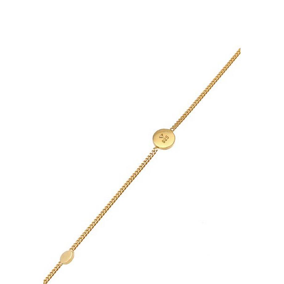 Elli  Fußschmuck Coin Kreis Disc Trend Minimal 