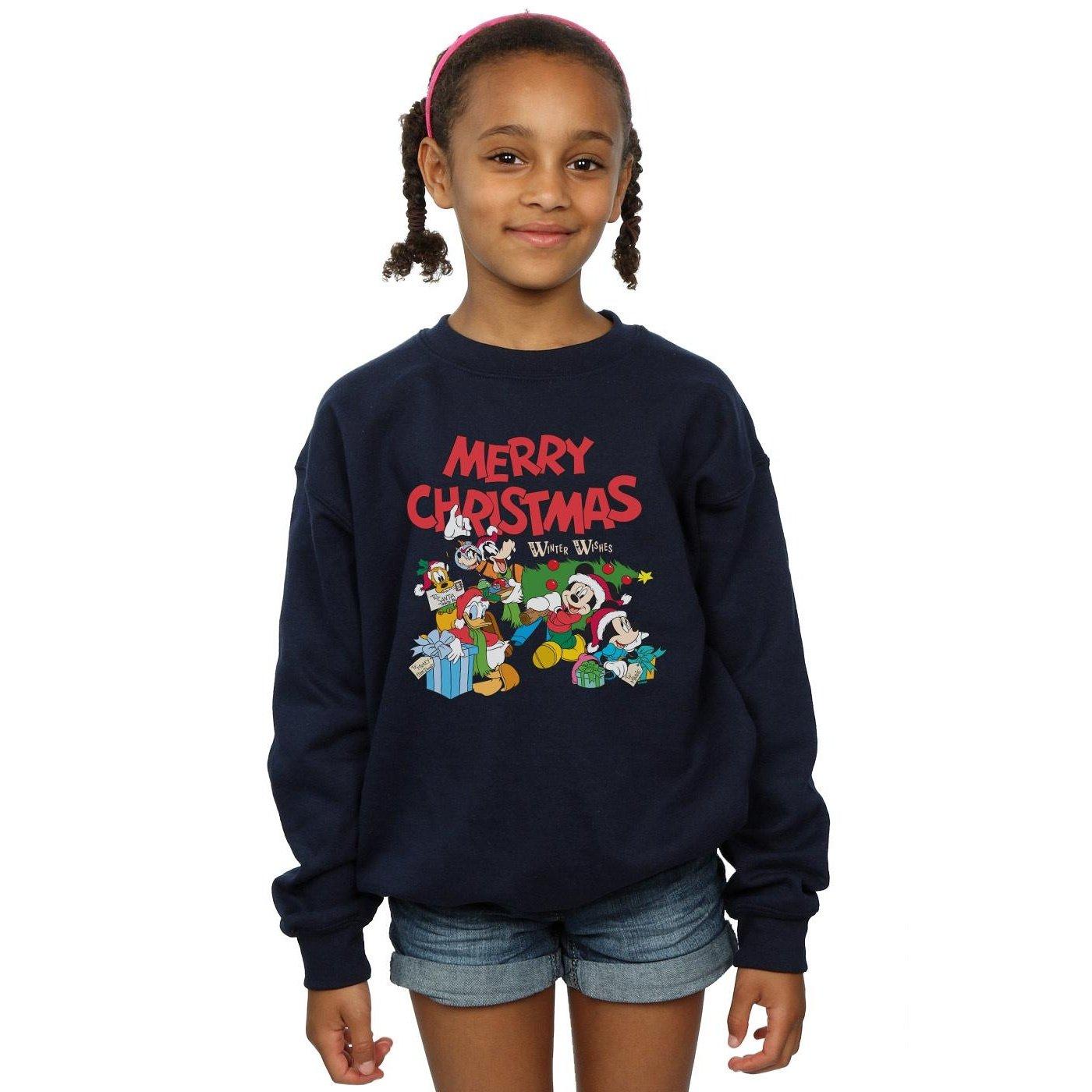 Disney  Sweat MICKEY MOUSE AND FRIENDSWINTER WISHES 