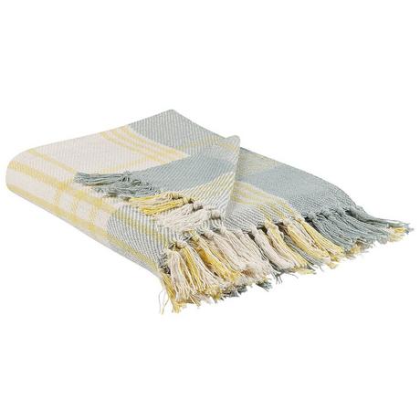 Beliani BETALI Couverture Plaid Classique en Coton  