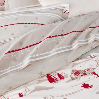 SO'HOME Tyrol Copripiumino Stampato  