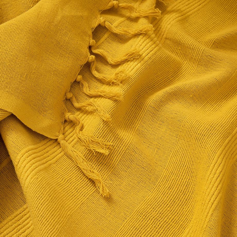 La Redoute Intérieurs Coperta Nedo Cotone con Frange  