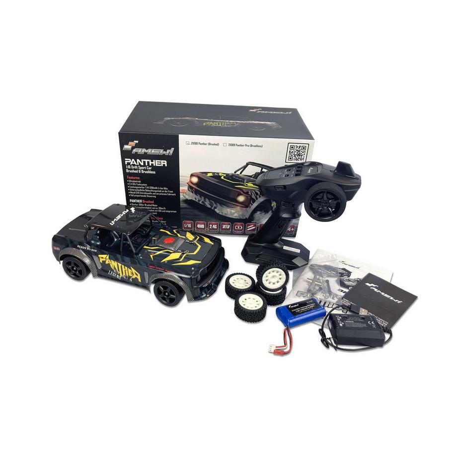 Amewi  Amewi Panther Pro ferngesteuerte (RC) modell Drift-Car Elektromotor 1:16 