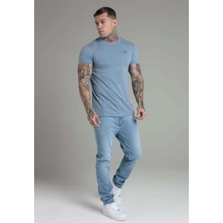 Sik Silk  T-shirt Marl T-Shirt in Blue 