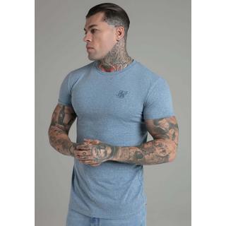 Sik Silk  T-shirt Marl T-Shirt in Blue 