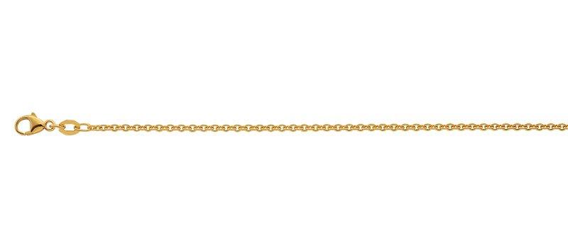 MUAU Schmuck  Bracelet Rundanker Gelbgold 750, 2mm, 19cm 