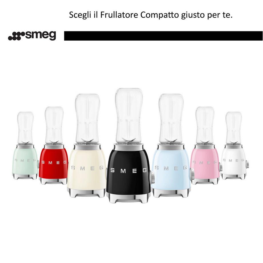 SMEG Smeg Frullatore Compatto 50's Style – Azzurro LUCIDO – PBF01PBEU  