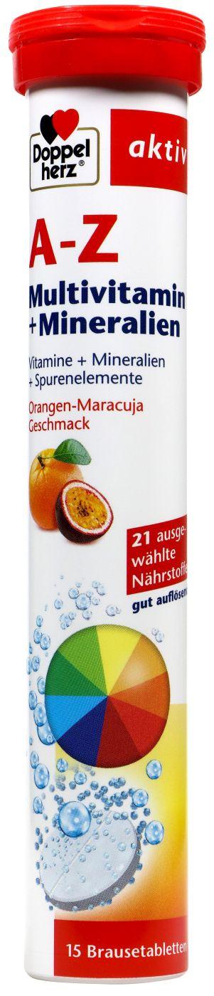 Doppelherz  Doppelherz A-Z Multivitamin Mineralien Brausetabletten 