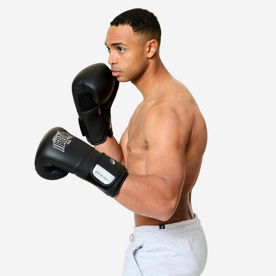 DOMYOS  Gants de boxe ergonomiques polyester 