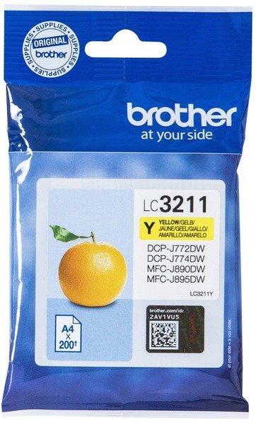 brother  LC-3211Y Druckerpatrone Original Standardertrag Gelb 