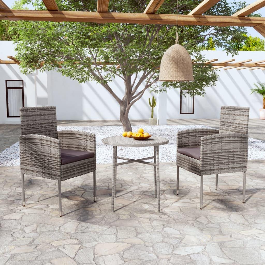 VidaXL Garten essgruppe poly-rattan  