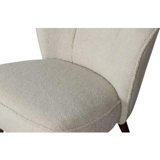 mutoni Fauteuil Sara Teddy blanc cassé  