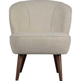 mutoni Fauteuil Sara Teddy blanc cassé  