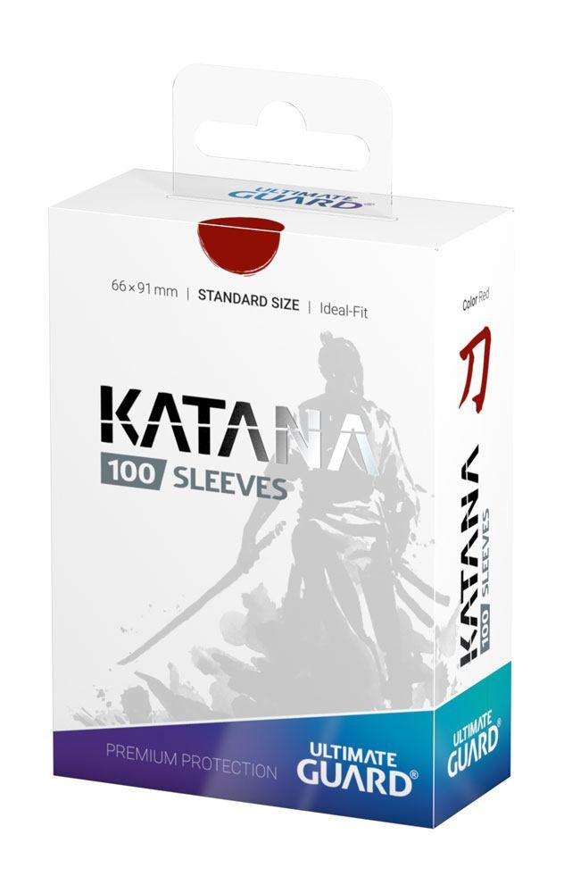 Ultimate Guard  Protège-cartes - Boîte de 100 pièces - Katana - Standard -  Rouge 