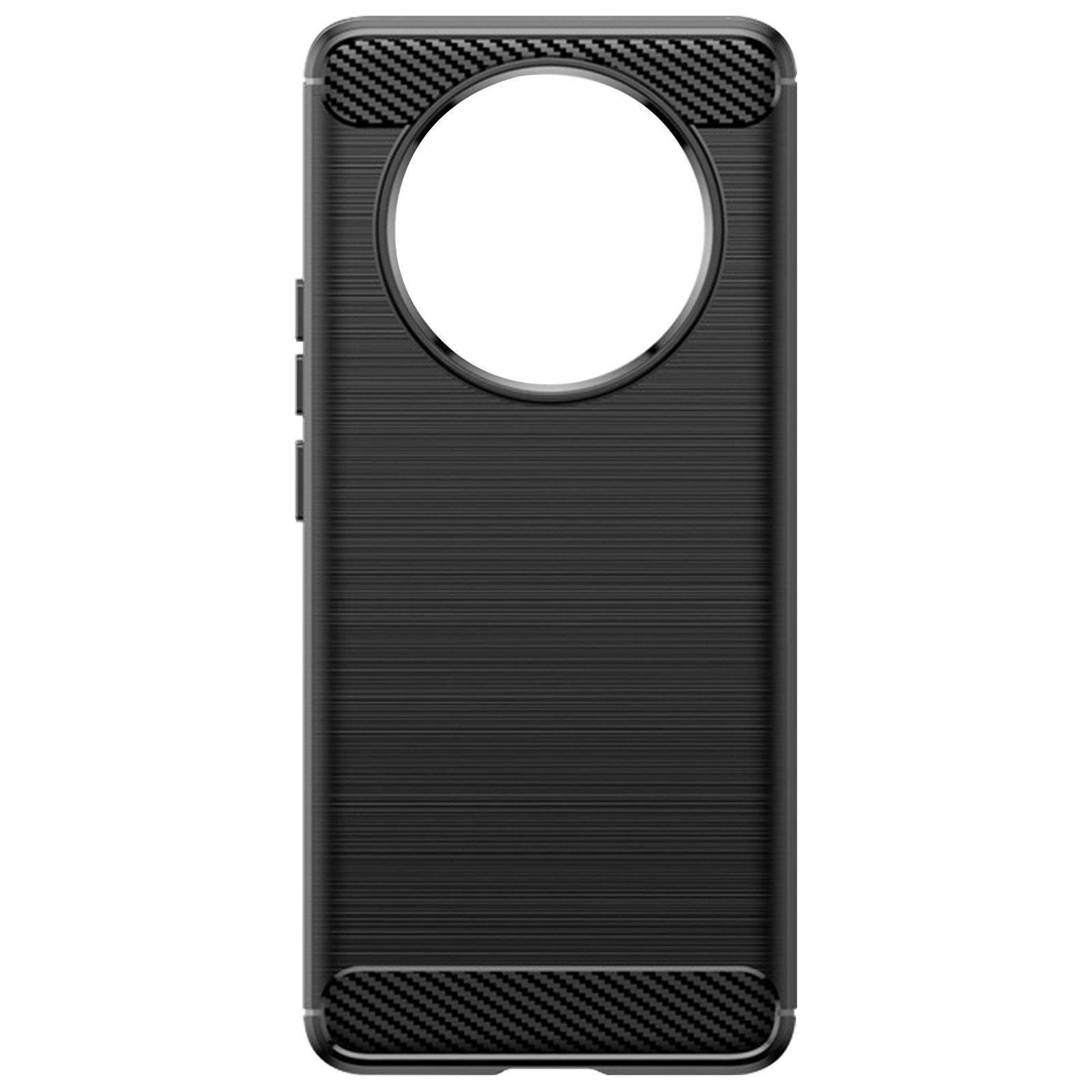 Avizar  Cover Realme 11 Pro Plus nera carbonio 