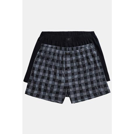 JP1880  Boxershorts, 2er-Pack, Jersey, Mustermix 