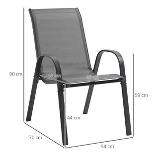 Outsunny Chaise de jardin  