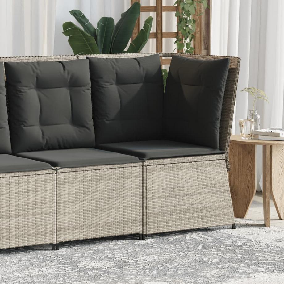VidaXL Gartensofa poly-rattan  
