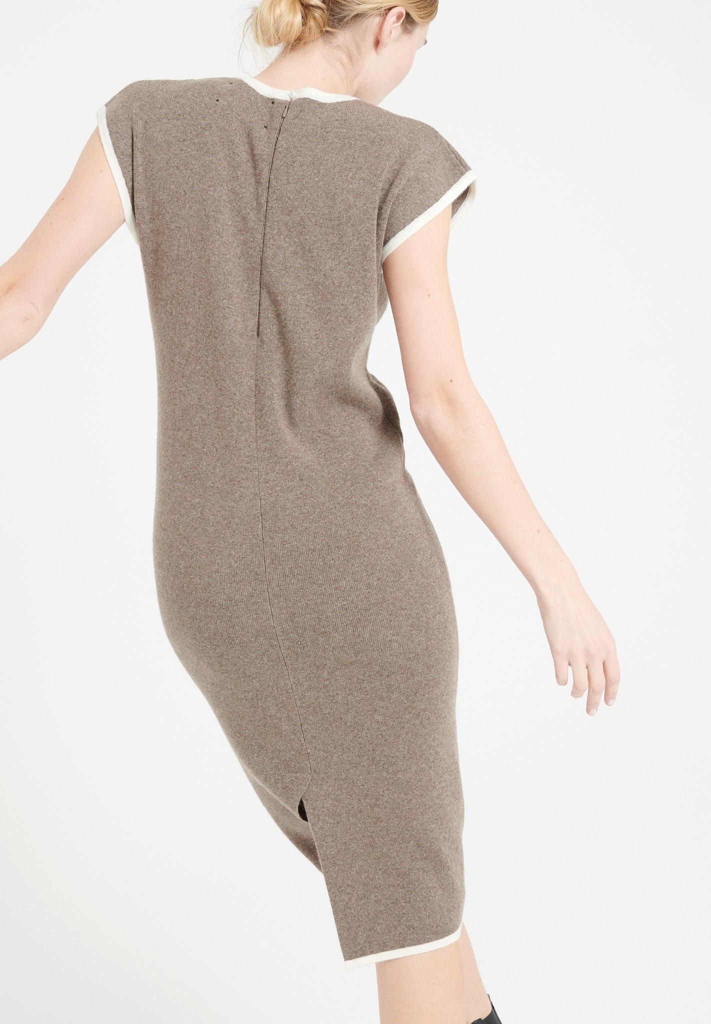 Studio Cashmere8  MIA 2 Abito midi con scollo a V - 100% cashmere 